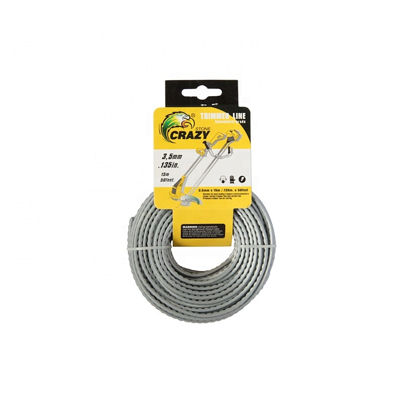 Replacement Efficient Metal Trimmer Line Grass Cut for Garden Brush Weed Eater 3.5mm Saw Teeth Nylon Durable OEM Strimmer Line