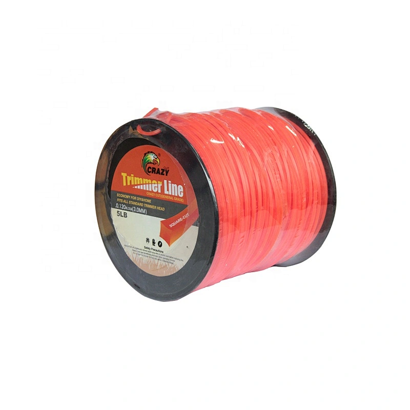 Unbreakable Nylon Trimmer Line for Garden Weed Mowing Machine Grass Brush Cutter Spare Parts Replace 3LB Spool Packing