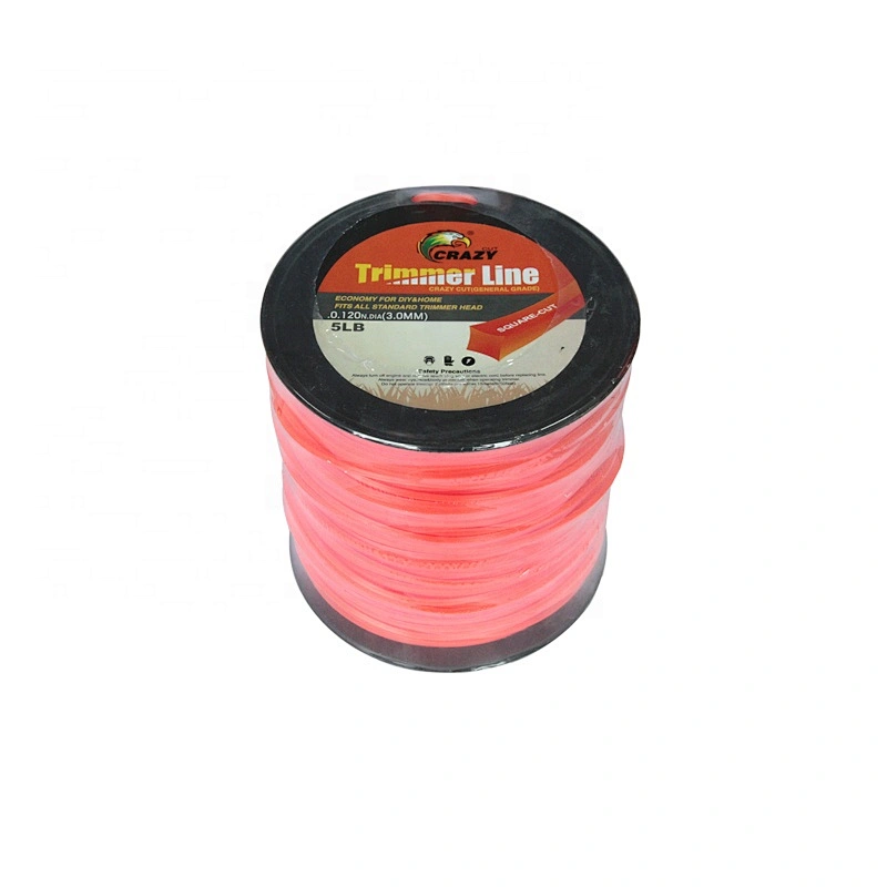 Unbreakable Nylon Trimmer Line for Garden Weed Mowing Machine Grass Brush Cutter Spare Parts Replace 3LB Spool Packing