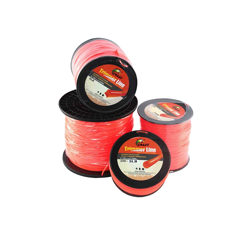 Fixed Line Trimmer Head Nylon Monofilament Trimmer Line