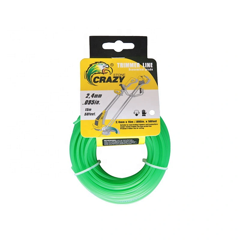 Wholesales High Quality 2.4mm Replaceable Round Tape Nylon Trimmer Line Grass Cutting for Brush Cutter Weed Eater Strimmer Line