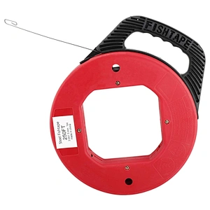 Electric Fiber Cable Puller Wire Fish Tape Fiberglass Cable Puller Duct Guide Electric Wire Pulling Strip Rodder Steel