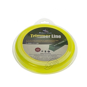 Garden Tool spare parts Grass trimmer line Square shape Green 1 LB grass cutter nylon trimmer line