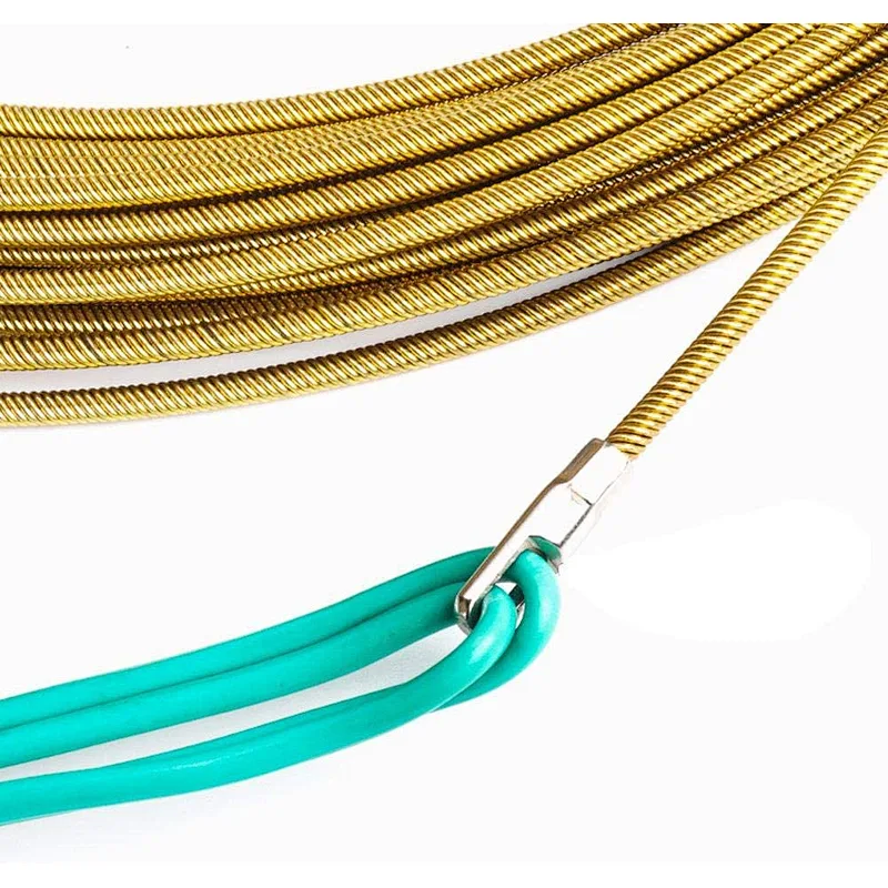 6mm steel Tools Inch Wide Steel Pull Line,for Heavy Duty Wire Pulls, Laser Etched for Conduit Measuring fish tape