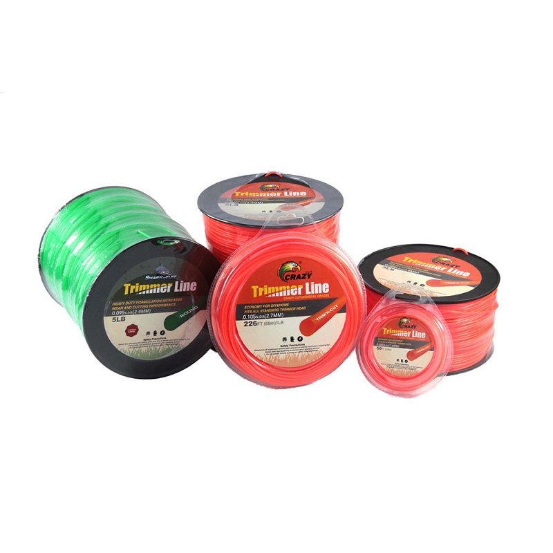 Sharktuff Backpack Manual Brush Cutter Round Trimmer Line