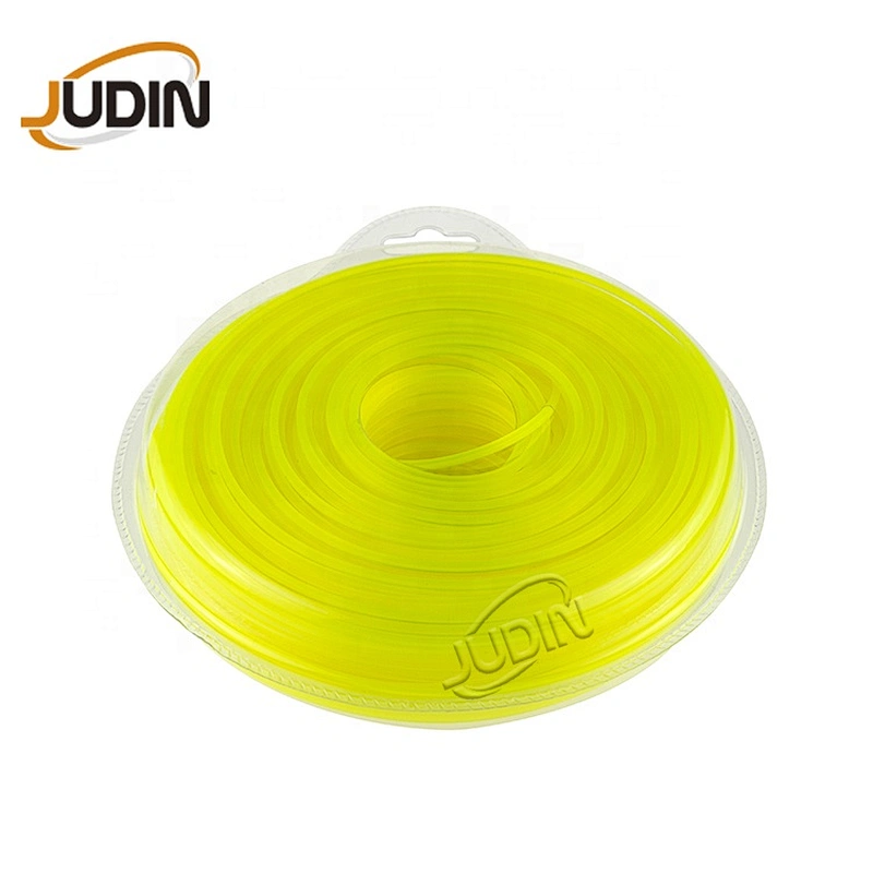 Brush cutter spare parts  Round shape 2.4 mm 1 LB fluorescent nylon line for grass weeder gasoline