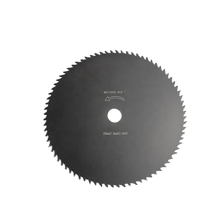 Brush cutter 80 Teeth Manganese steel circular saw blades for Lawn mower machine trimmer head replacement