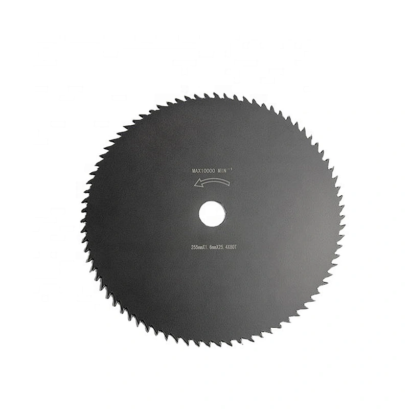 Brush cutter 80 Teeth Manganese steel circular saw blades for Lawn mower machine trimmer head replacement