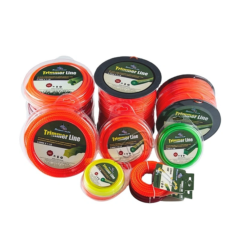Garden tools spare parts grass cutter line card head blister spool package nylon trimmer Line for weed trimmer parts