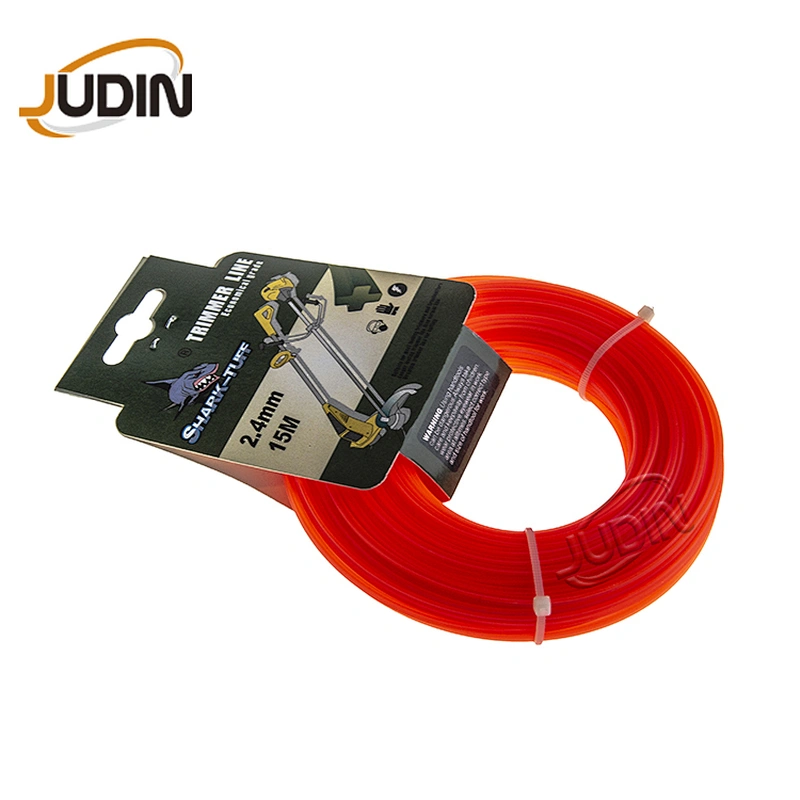 2.4mm 15M weed wacker string grass cutter line brush cutter spare parts grass trimmer  weed eater line Weed eater line
