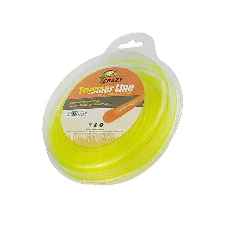 Brush cutter line card head blister spool package nylon Trimmer Line for electrical gas grass trimmer
