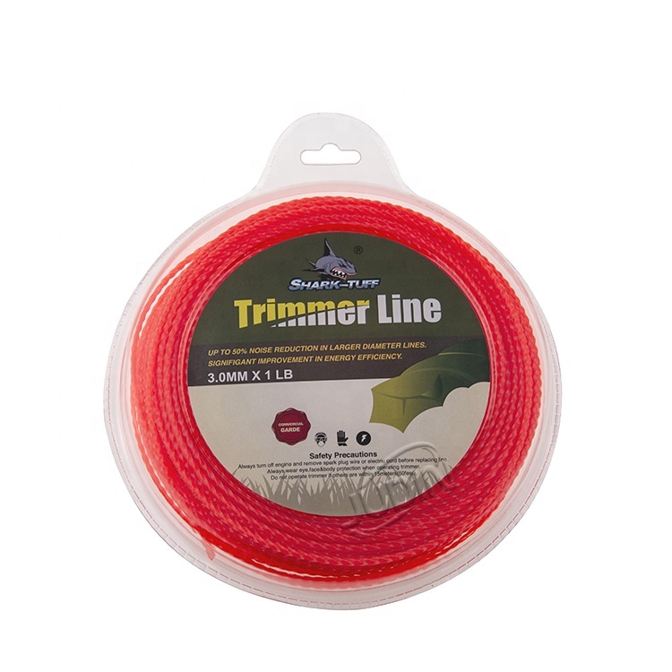 High Quality  2.4mm 3.0mm 1LB Low Noise Weed eater Quiet Twist  Grass Cutting Machine Brush Cutter Line Grass Trimmer Line