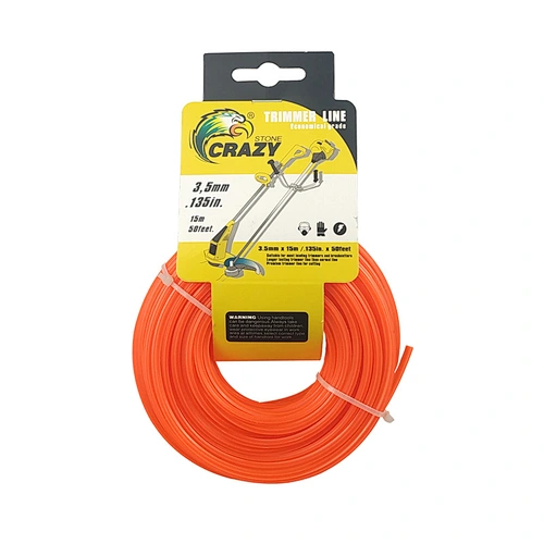 3.5mm Star Trimmer Line Herramientas de Jardin Maquina Desbrozadoras