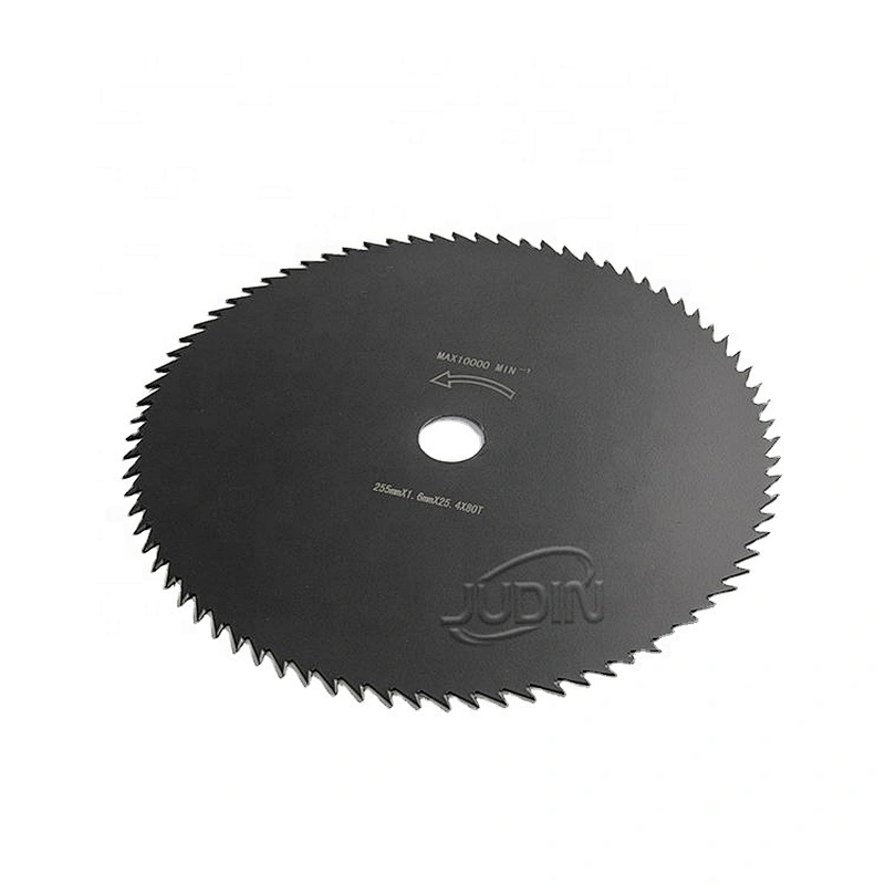 Brush cutter 80 Teeth Manganese steel circular saw blades for Lawn mower machine trimmer head replacement
