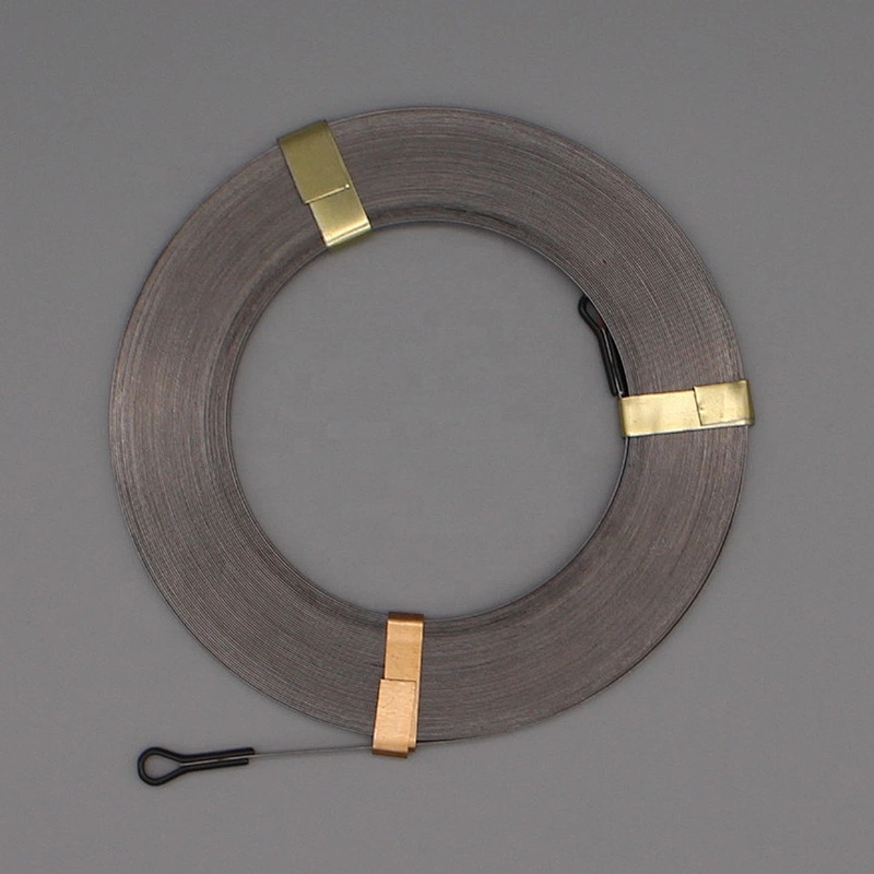 Electric Flat Steel Fish Tape Electrical Cable puller metal wire puller with Rodder