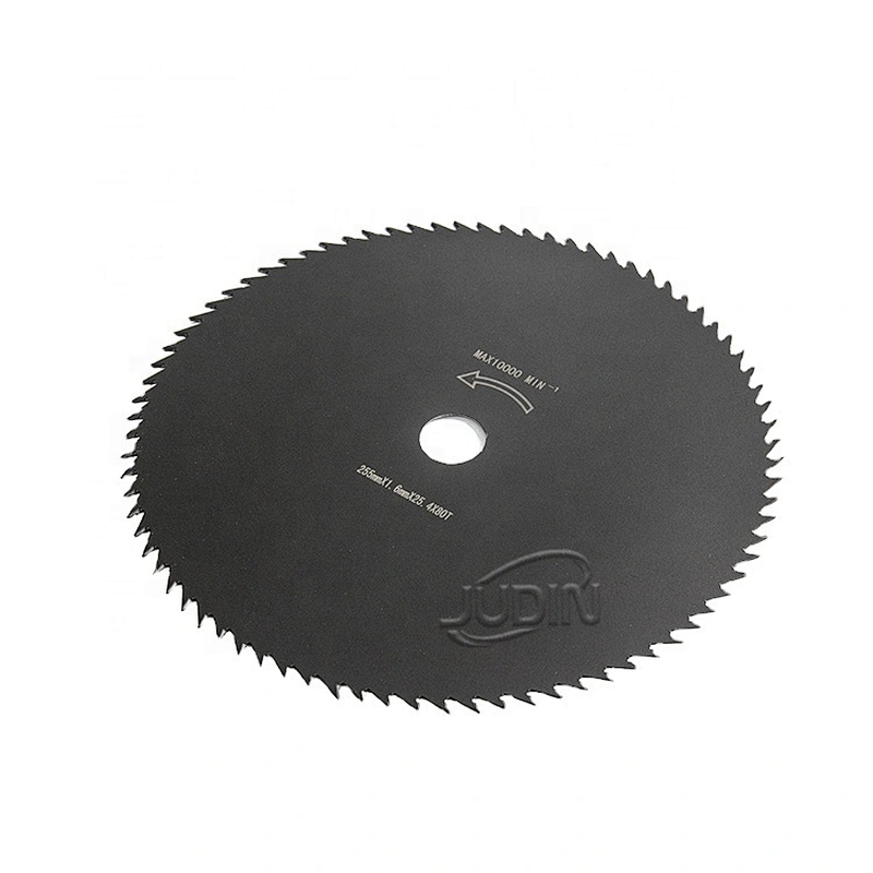 Brush cutter 80 Teeth Manganese steel circular saw blades for Lawn mower machine trimmer head replacement