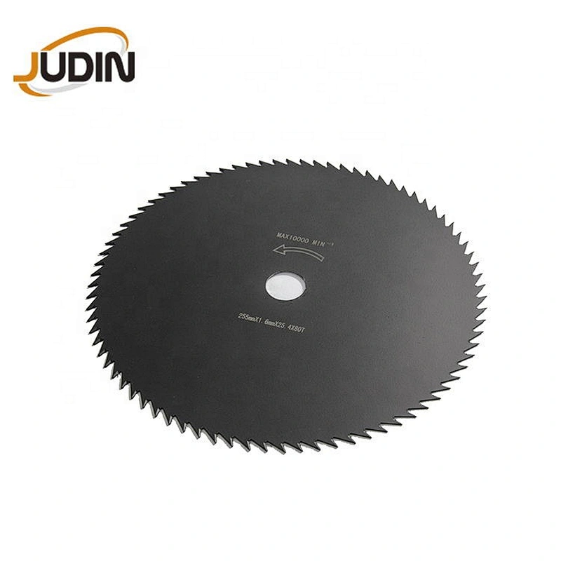 Brush cutter 80 Teeth Manganese steel circular saw blades for Lawn mower machine trimmer head replacement