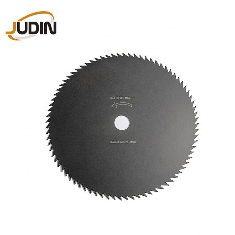 Brush cutter 80 Teeth Manganese steel circular saw blades for Lawn mower machine trimmer head replacement