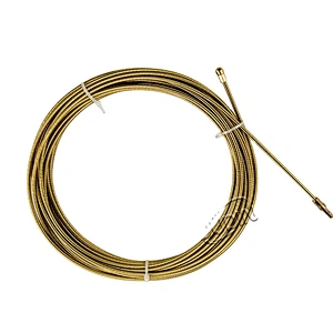 fiberglass cable push pullers duct snake rodder fish tape thread pom fish tape draw electric cable puller