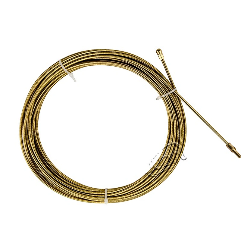 fiberglass cable push pullers duct snake rodder fish tape thread pom fish tape draw electric cable puller
