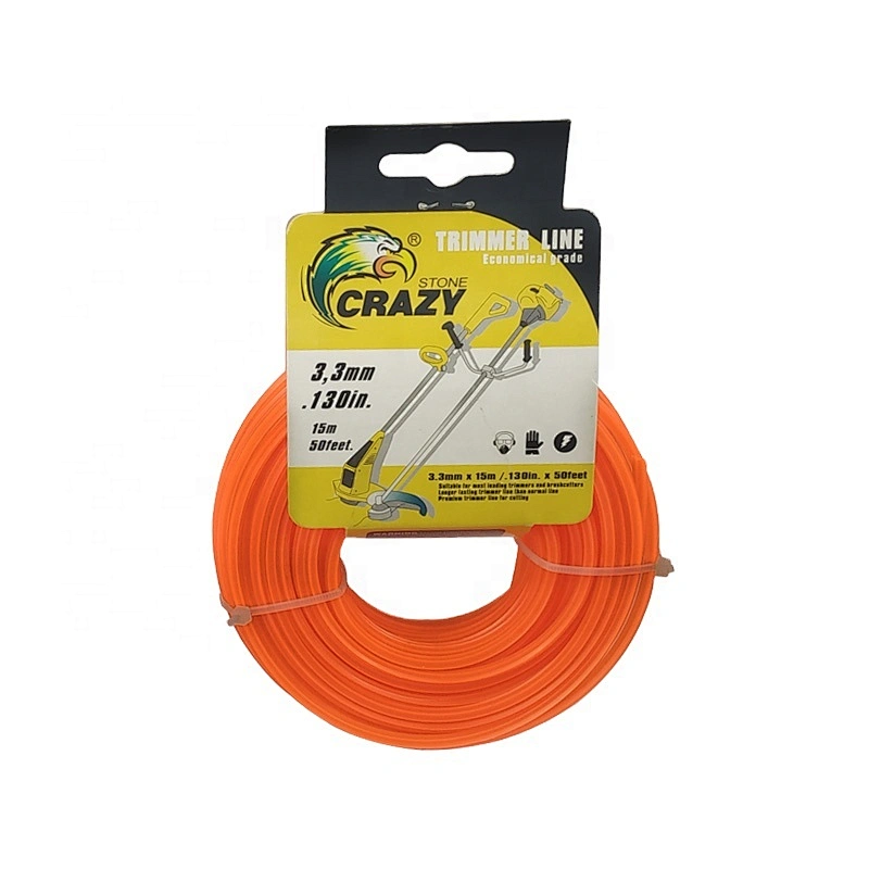 Grass cutter line grass lawnmowers weed wacker string trimmer line  for electrical gas grass trimmer