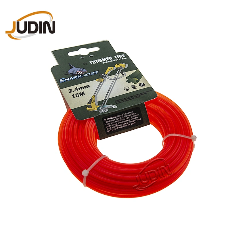 2.4mm 15M weed wacker string grass cutter line brush cutter spare parts grass trimmer  weed eater line Weed eater line