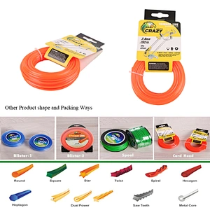 Lawn Mower Head Spare Part Trimmer Line 2.0mm* 15m