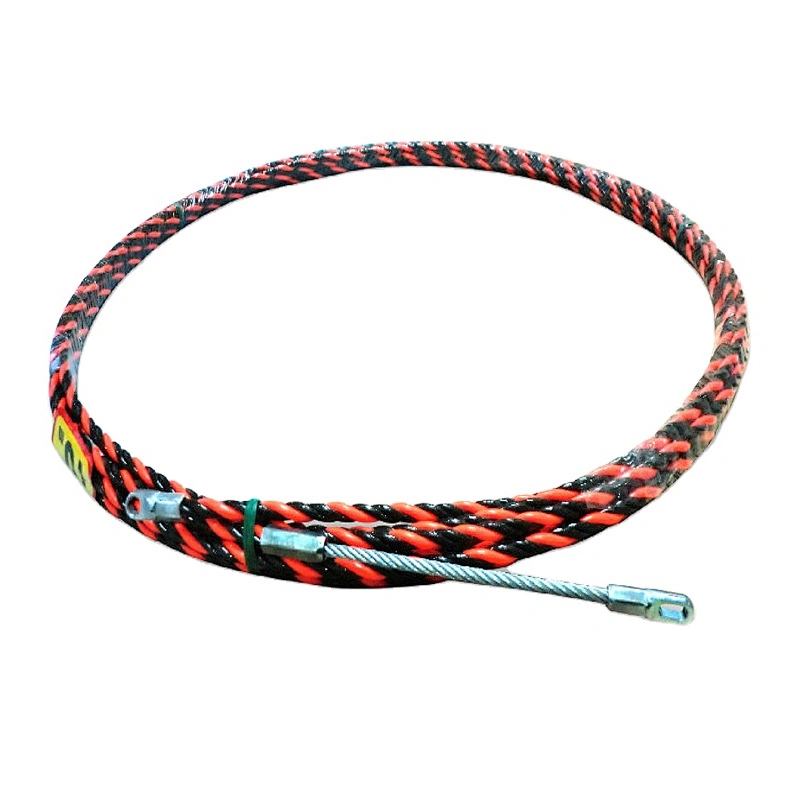 PET 3 Core Fish Tape Fish Tape 30m Colorful Core Braid Nylon Cable Puller Fish Tape with tube