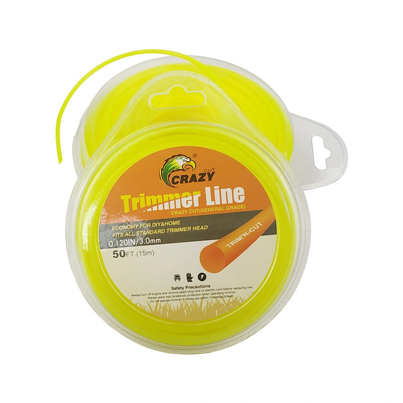 3.0*15m blister Grass Trimmer String Trimmer Line for Brush Cutter