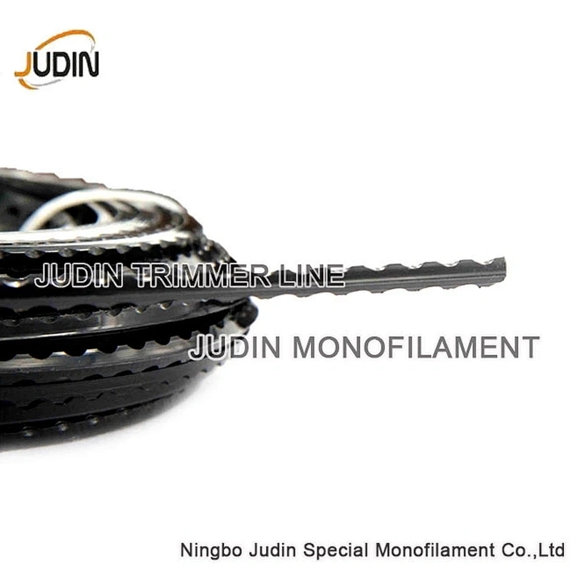 3mm Specialized Saw Teeth Grass Trimmer Line Garden Use for Brush Cutter Replacement Nylon Extruder Trimmer Line Hard-Wearing