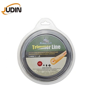 Duo-round shape 2.4 mm/0.095'' Grass Nylon Trimmer line Brush Cutter trimmer line for lawn mower trimmer