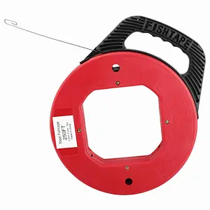 Steel Wire Fish Tape 30m 45m 60m Steel Electric Puller Tools Cable Wire Puller electricians fish tape wire cable puller