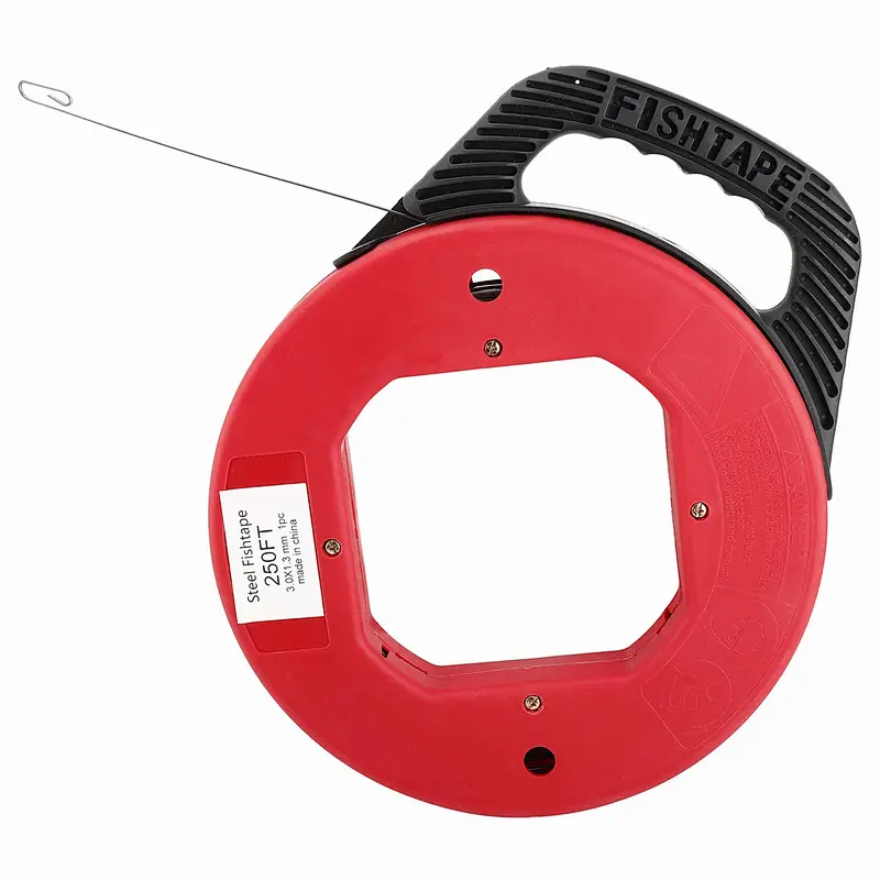 Steel Wire Fish Tape 30m 45m 60m Steel Electric Puller Tools Cable Wire Puller electricians fish tape wire cable puller