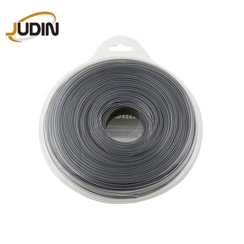 Brush cutter spare parts Dual-square shape Grass string trimmer  line  4mm  nylon trimmer line  for lawn mower trimmer line