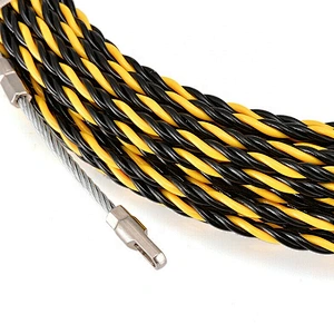 6.5mm Wire Fish Tape Nylon Cable Puller Wire Fiberglass Wire Cable Electrical Plastic Pulling from 15m-30m