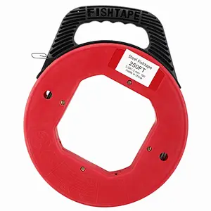 Steel Wire Fish Tape 30m 45m 60m Steel Electric Puller Tools Cable Wire Puller electricians fish tape wire cable puller