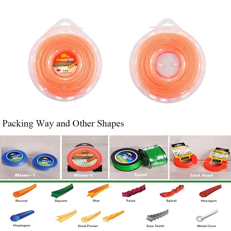 Ningbo JUDIN Hot Sales 1LB Professional Quality Dual Twist Nylon Grass Trimmer Line 2.7mm Cutter Line for Weed Eater Accessory