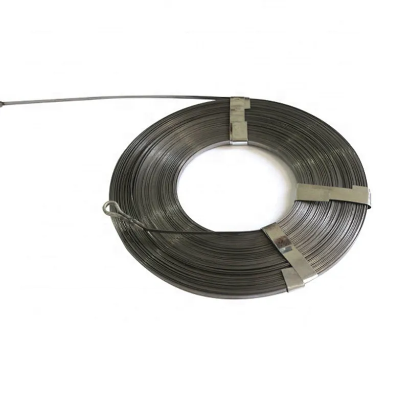Electrical Wire Puller 4mm Fiberglass Fish Tape Flat Steel for Electric Industry