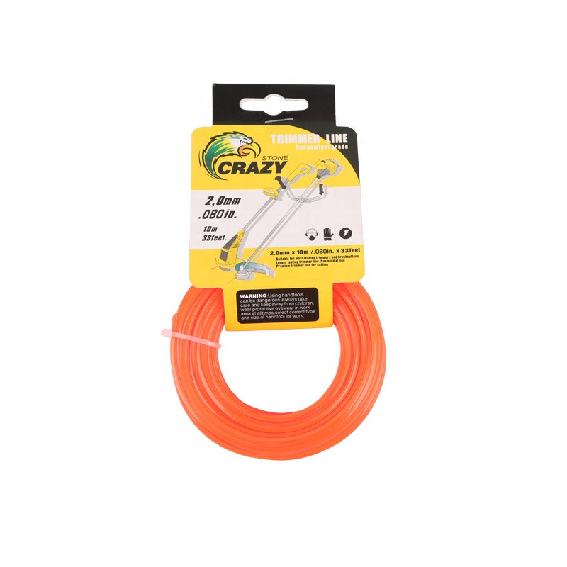 Best Quality Nylon Grass Trimmer Line Square Garden Use for Power String Trimmer Brush Cutter Head Replacement Strimmer Line