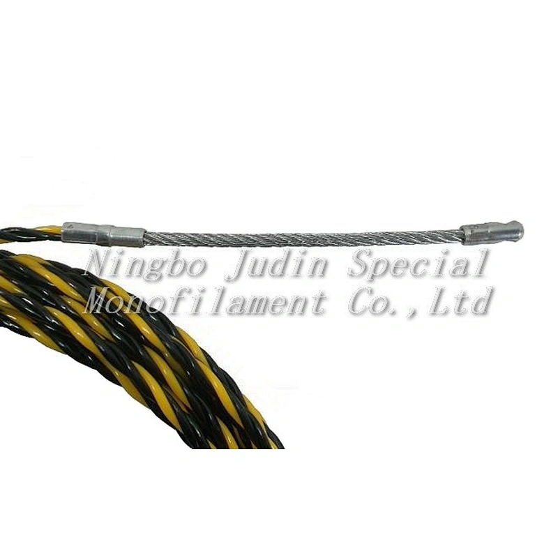 3 core woven braided cable puller with tube heavy duty fish tape reusable nylon heat shrink fish tape