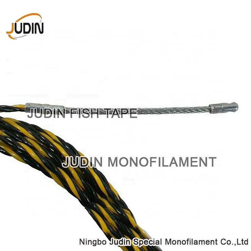 3 core woven braided cable puller with tube heavy duty fish tape reusable nylon heat shrink fish tape