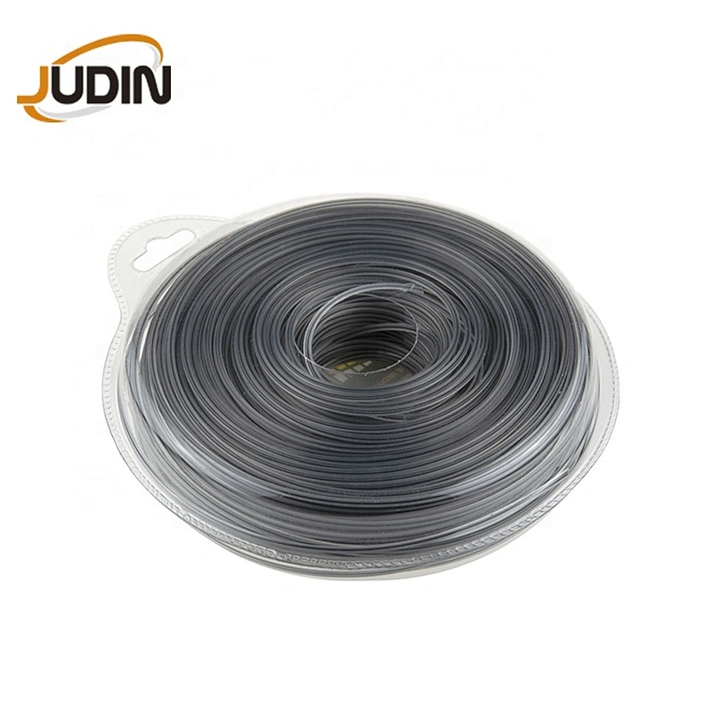 Brush cutter spare parts Dual-square shape Grass string trimmer  line  4mm  nylon trimmer line  for lawn mower trimmer line