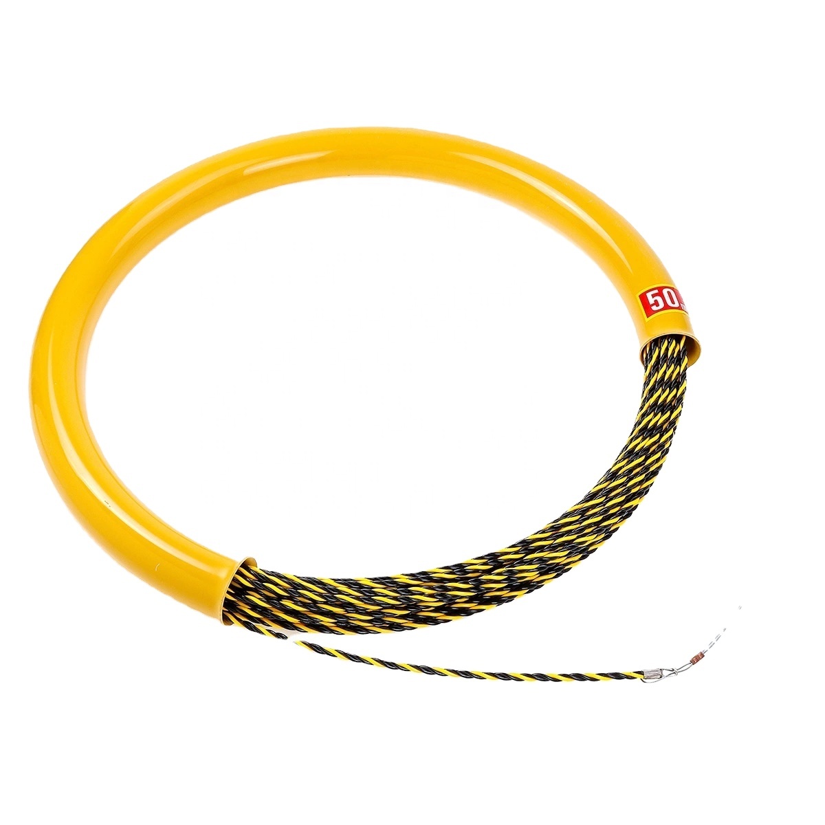 3 core woven braided cable puller with tube heavy duty fish tape reusable nylon heat shrink fish tape