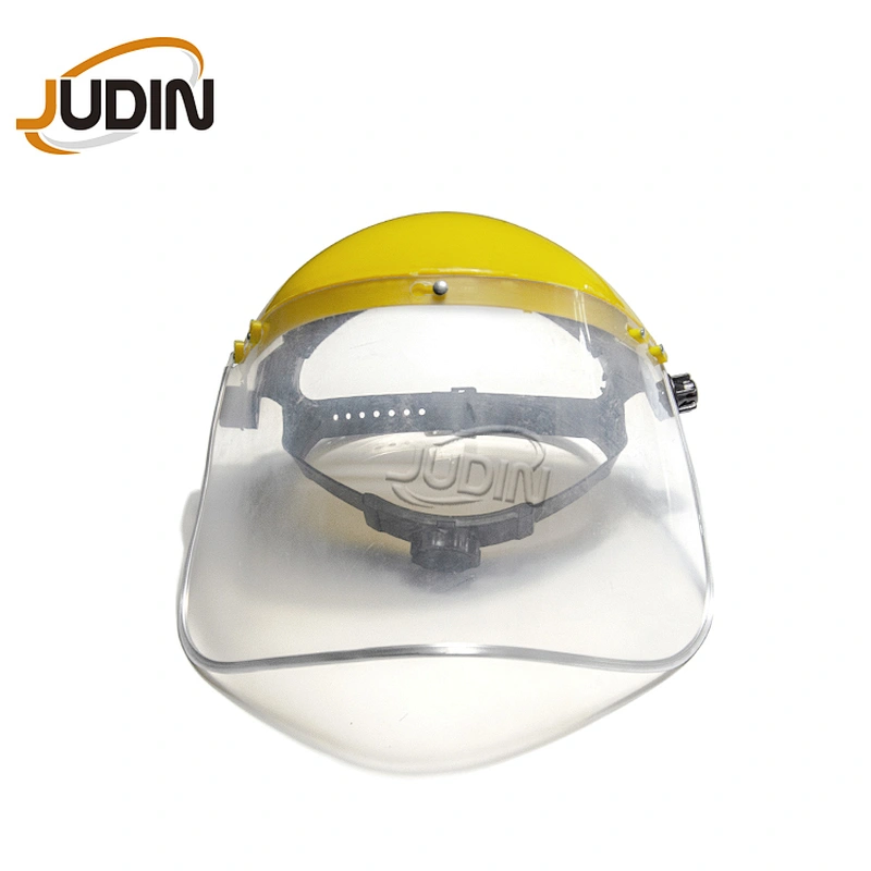 PC FaceShield Protection Safety Plastic Mask Adjustable Mesh Visor Gardening Brush cutter Full face shield