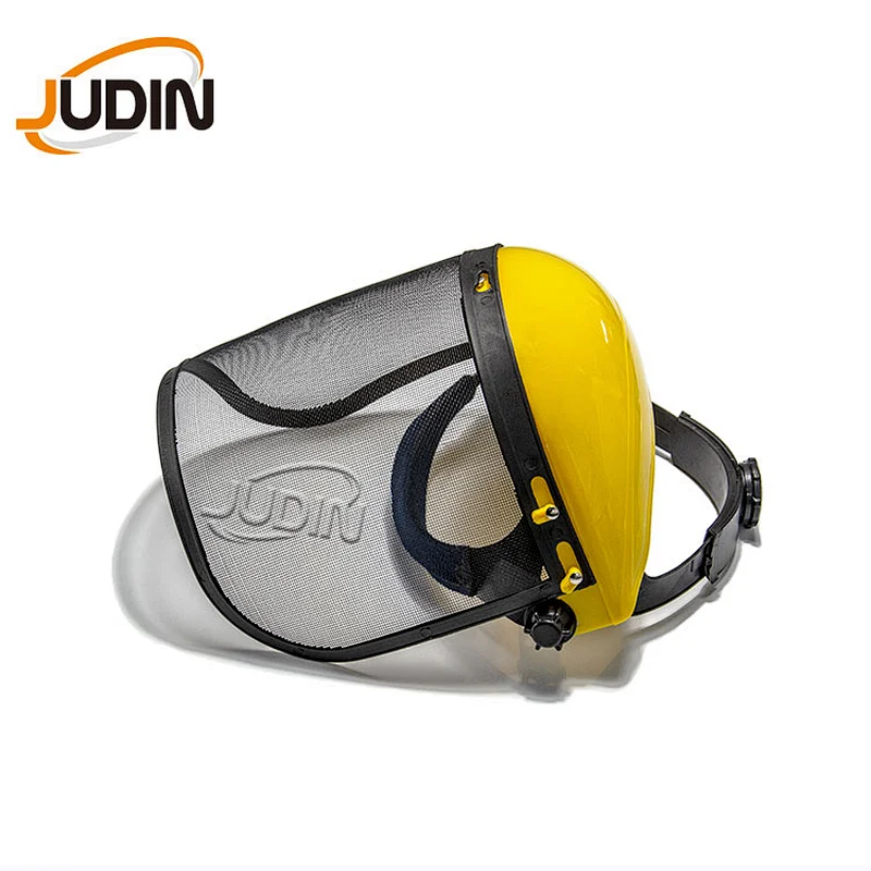 High quality PP plastic visor  PVC Faceshield  with Transparent Face shield Anti Splash Safety Face Shield For Brush Cutter