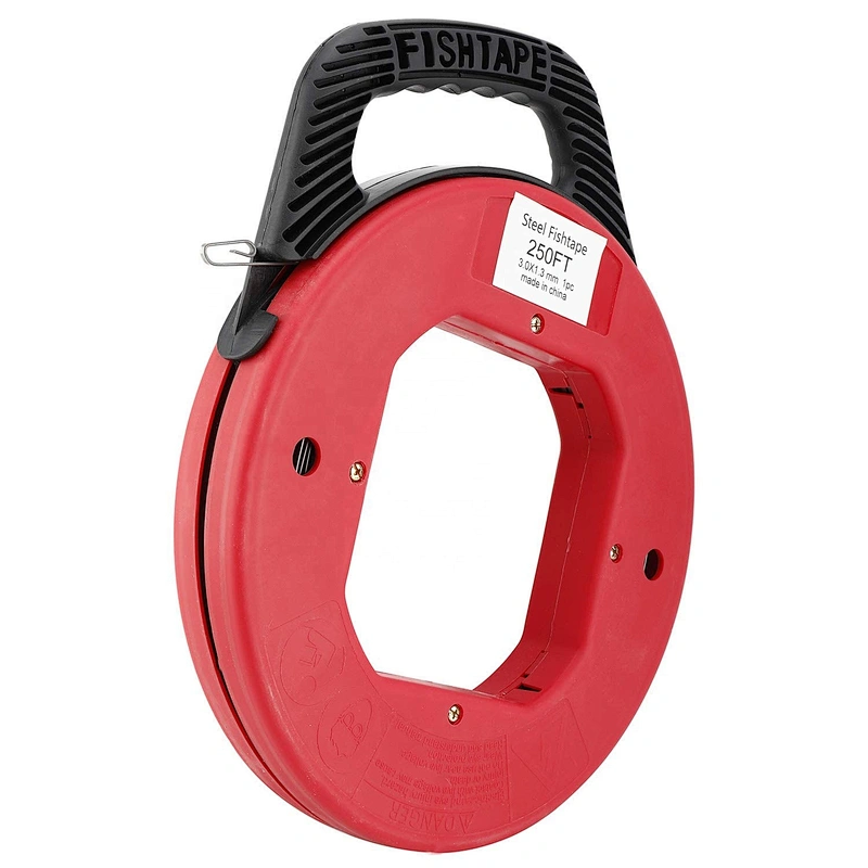 Electric Fiber Cable Puller Wire Fish Tape Fiberglass Cable Puller Duct Guide Electric Wire Pulling Strip Rodder Steel