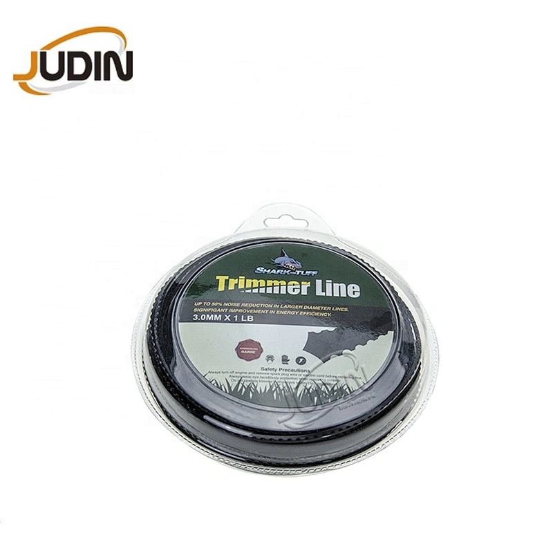 High efficiency Saw teeth grass trimmer line nylon brush cutter line for universal grass cutter