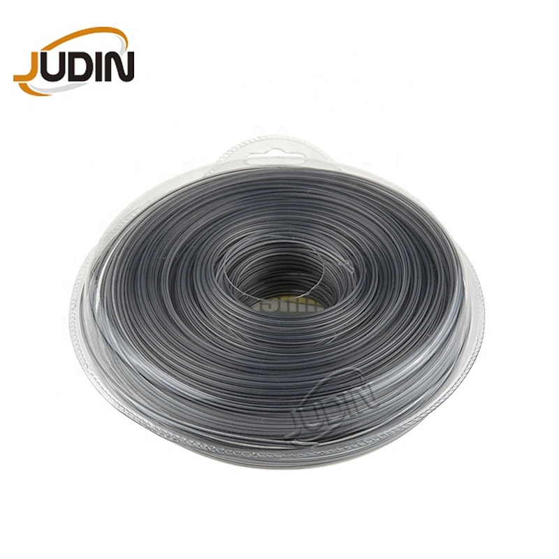 Garden tool spare parts Duo-round shape 2.4 mm 0.095'' Grass Nylon line Brush Cutter trimmer line for lawn mower