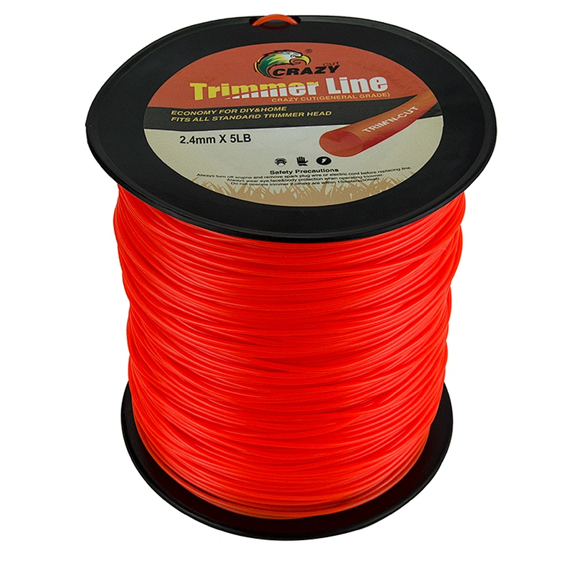 Brush Cutter spare parts  100% Nylon PA6 Material Trimmer Line 1.0-4.0mm Grass Cutting nylon line for electrical grass trimmer