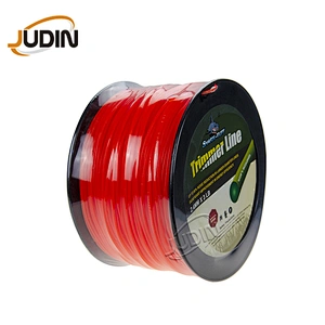 2.4mm*3LB Trimmer Line Heavy-Duty Trimmer Line  Round Spool Red String Trimmer Line Cord Weed Eater